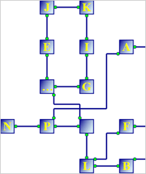 WinForms Diagram Component: Grid Layout