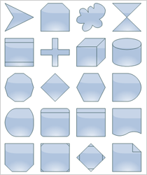 WinForms Diagram Control: Predefined Shapes
